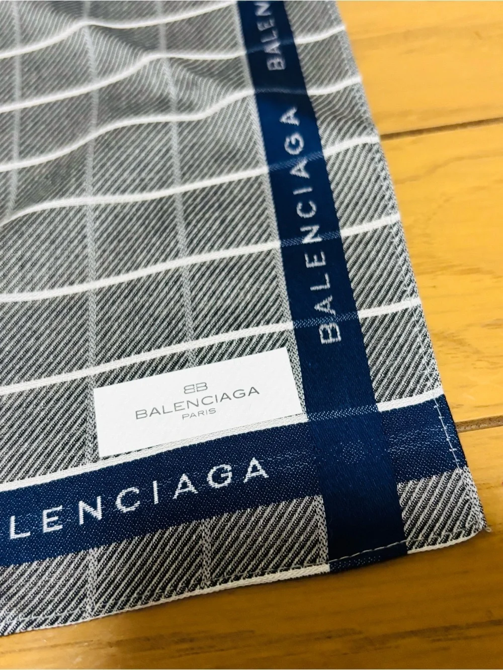 Balenciaga Paris Multicolor Unisex Handkerchief/Bandana/Scarf size 47cm 18.5”